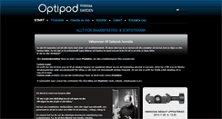 Desktop Screenshot of optipod.se