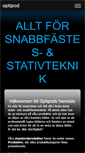 Mobile Screenshot of optipod.se